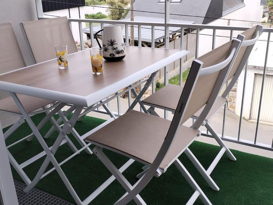 Appartement Neuf Classe, Balcon Et Petite Vue Mer Pleneuf-Val-Andre Exterior foto